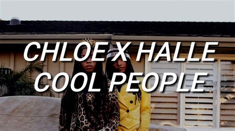 cool people lyrics halle